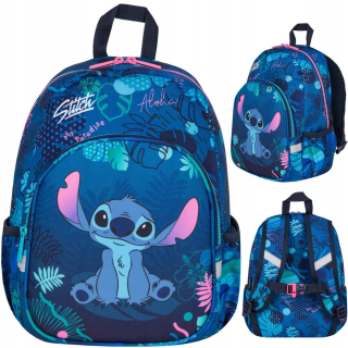 Jednokomorový batoh do škôlky Lilo and Stitch CoolPack pre dievčatá Odtiene modrej, Odtiene ružovej, Viacfarebné